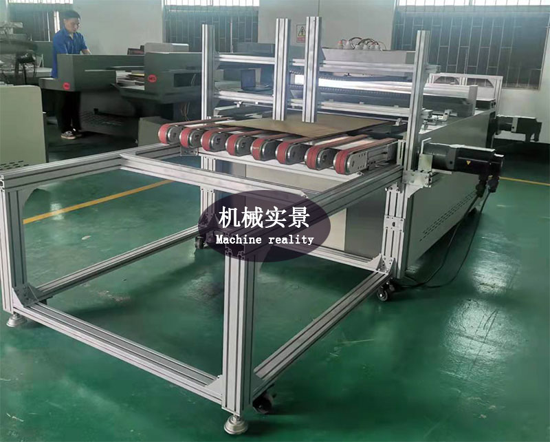 紙箱無版印刷機設備實拍，紙箱數碼印刷機廠家實拍機械。